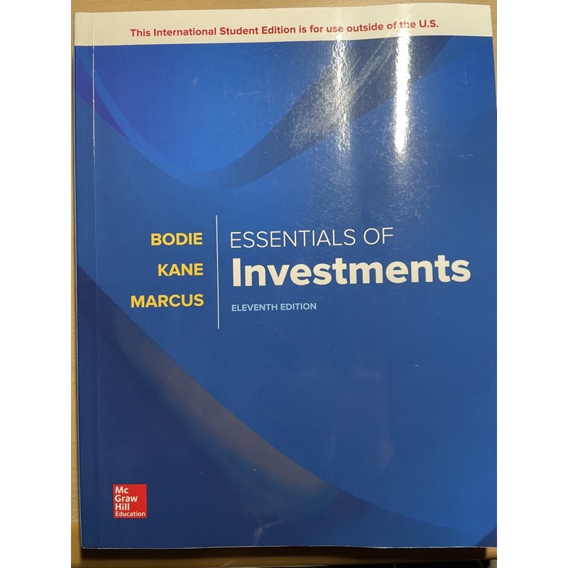 essentials of investments(eleventh edition)