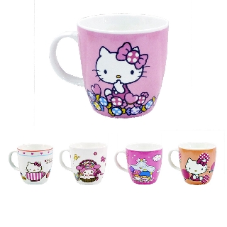 Sanrio 三麗鷗 330ml 馬克杯 咖啡杯 水杯【網狐家居】凱蒂貓/美樂蒂/雙子星