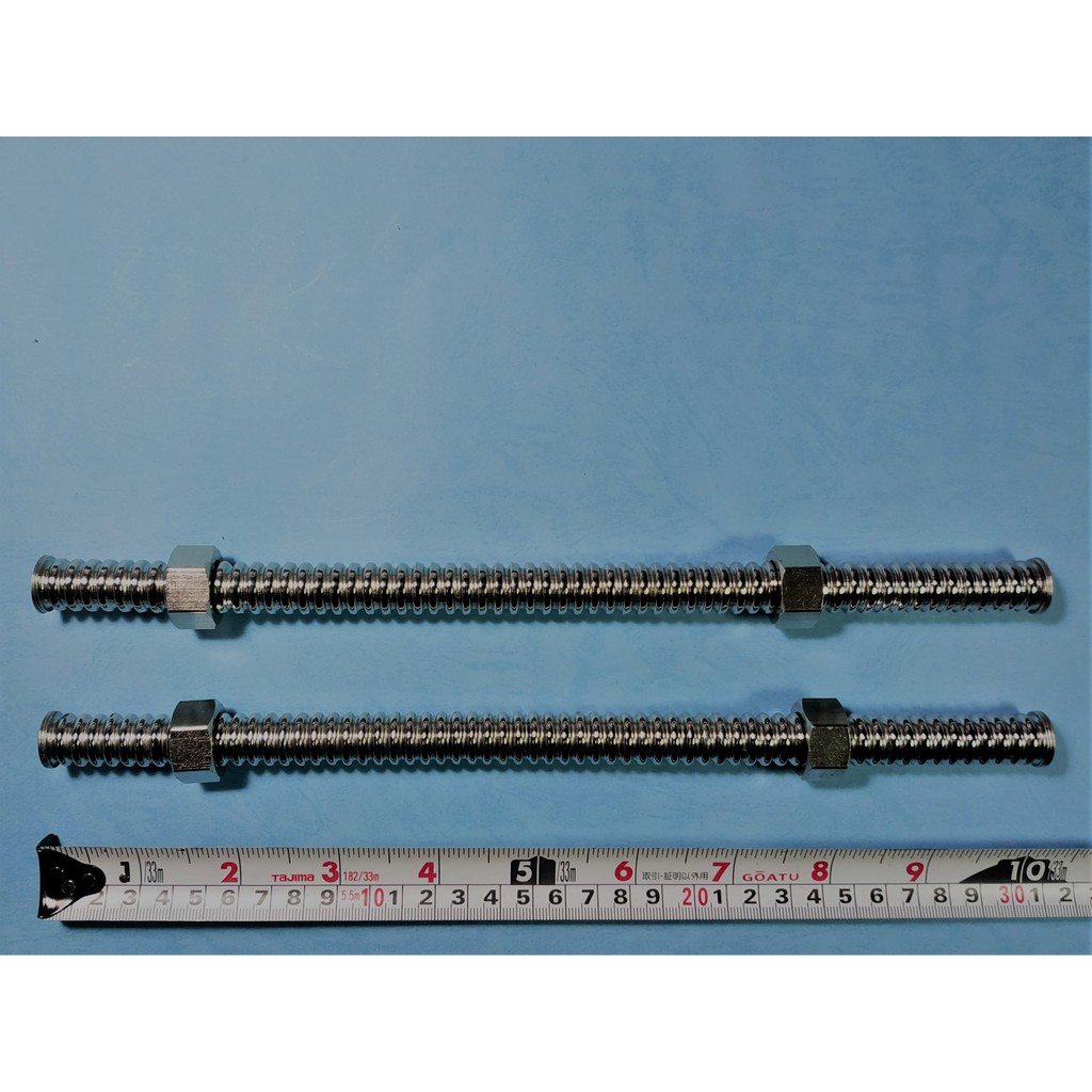 不鏽鋼 304 波紋管  螺紋管 不鏽鋼管 白鐵浪管 可繞管  熱水器軟管1尺(30cm)