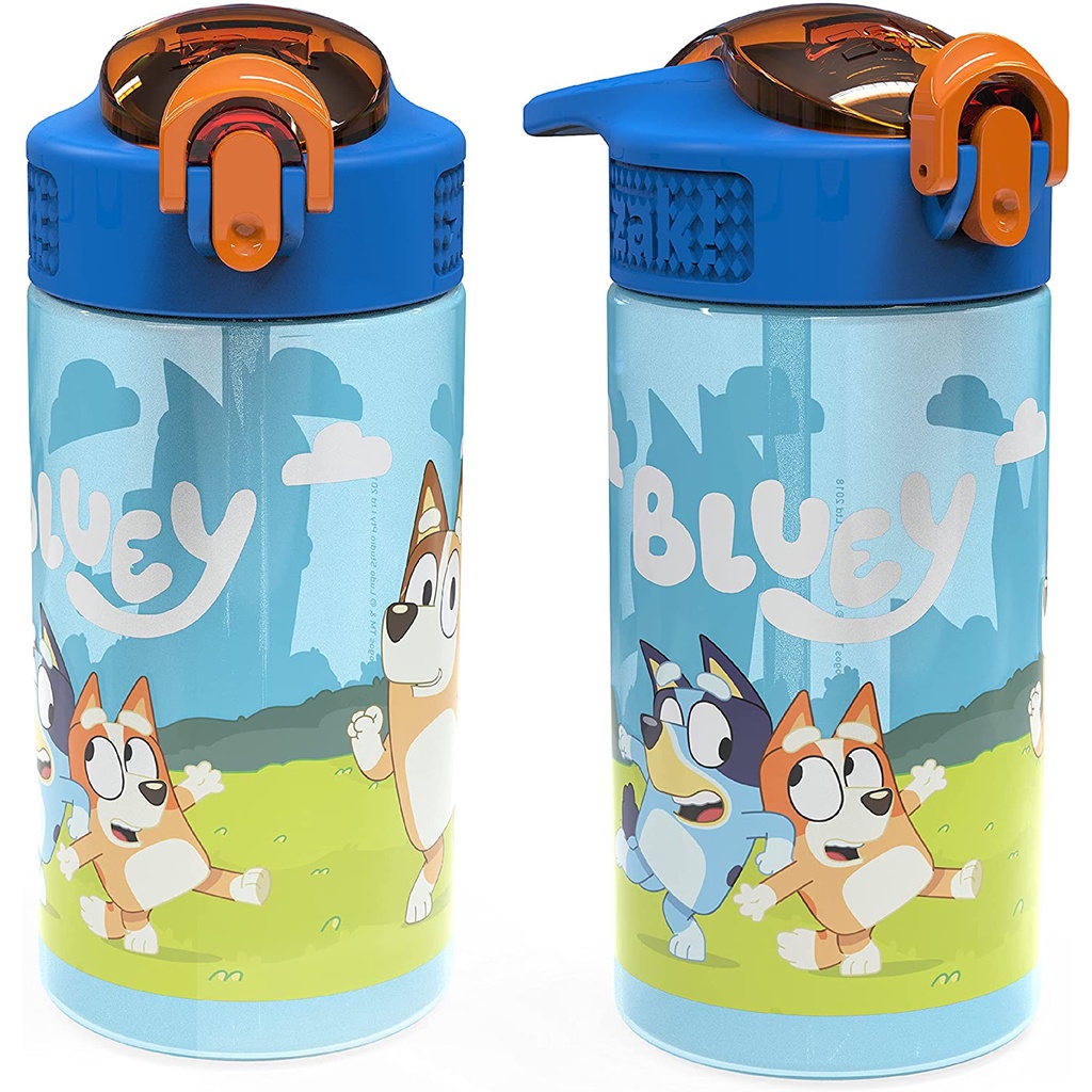 預購塑膠款 兩入組 473ML🚀美國正貨🚀美國 Bluey 妙妙犬布麗 水壺 吸管水壺 zak 兒童水壺