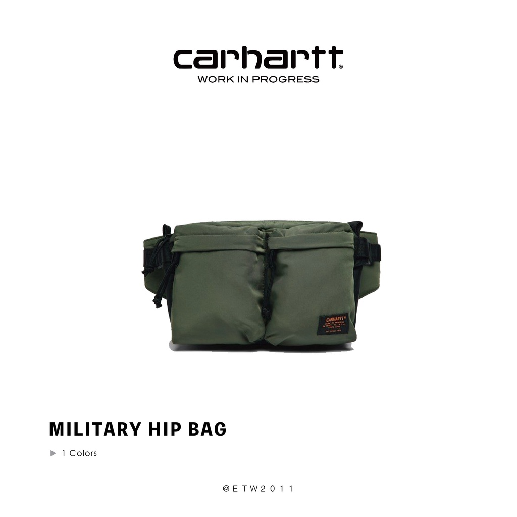 ☆ETW☆【一中店】歐版CARHARTT WIP Military Hip Bag 腰包現貨黑色墨綠| 蝦皮購物