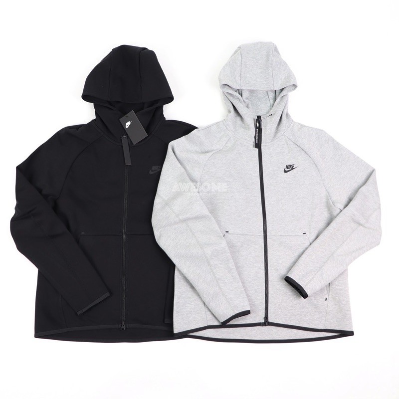 NIKE NSW TECH FLEECE 黑色熱賣 百搭 連帽外套 男 全新L號