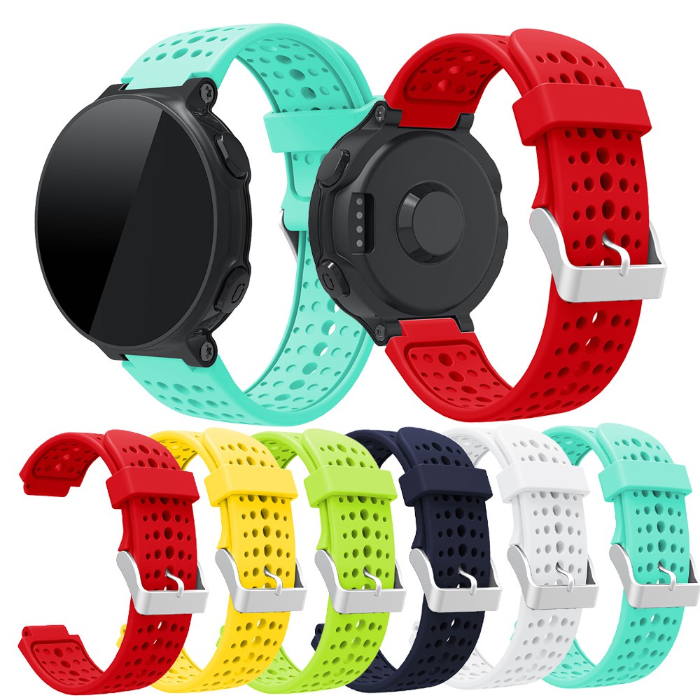 適用於佳明Garmin Forerunner 220 230 235 620 630 735XT 智能手錶帶 矽膠錶