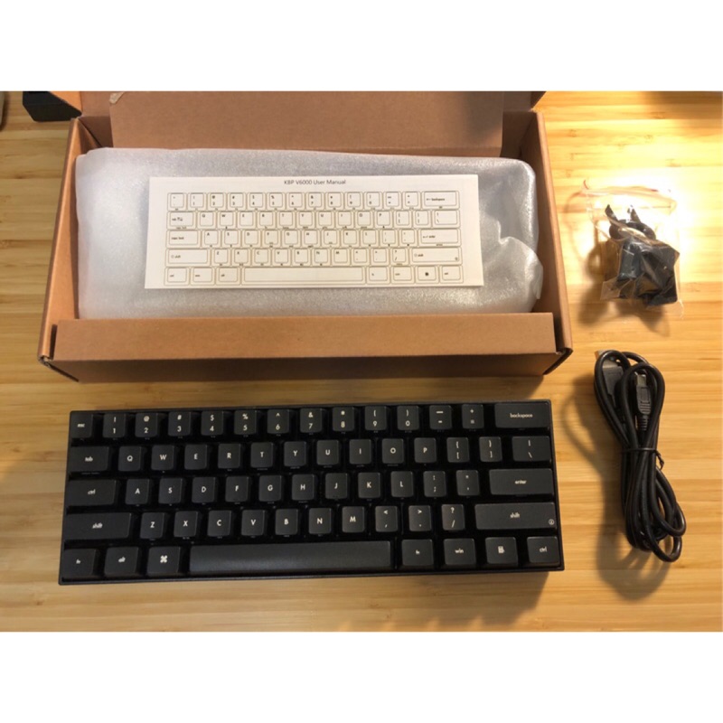 KBParadise V60 GTR 60% 茶軸 英字 機械式鍵盤