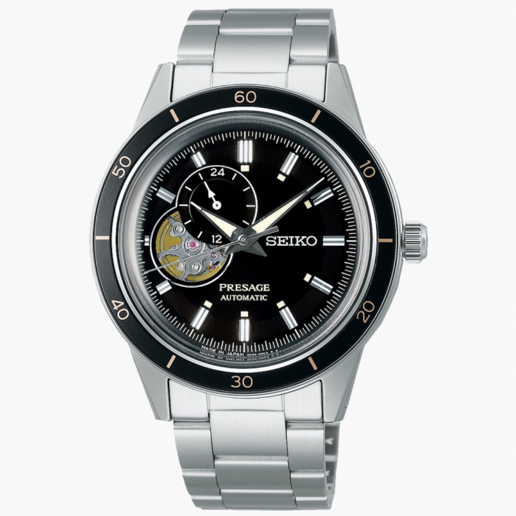 SEIKO精工 PRESAGE 4R39-00Z0D復刻60年代開芯機械腕錶(SSA425J1)麗寶錶樂園SK028