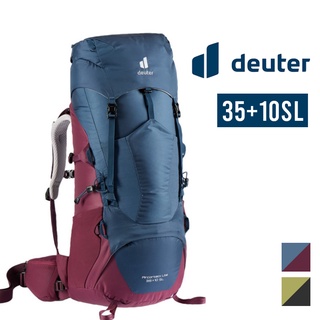 deuter 德國 Aircontact Lite 35+10SL 女款登山背包 VARI快速系統 3340221