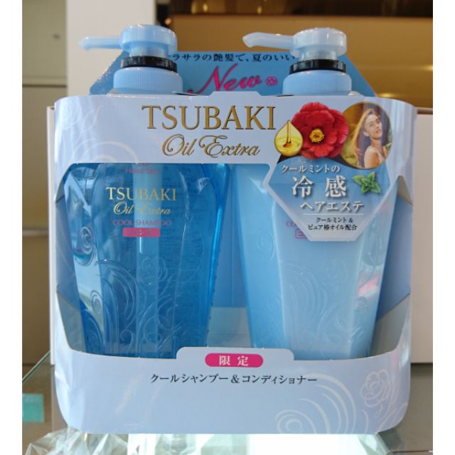 TSUBAKI思波綺冷感洗髮+潤髮組450ml