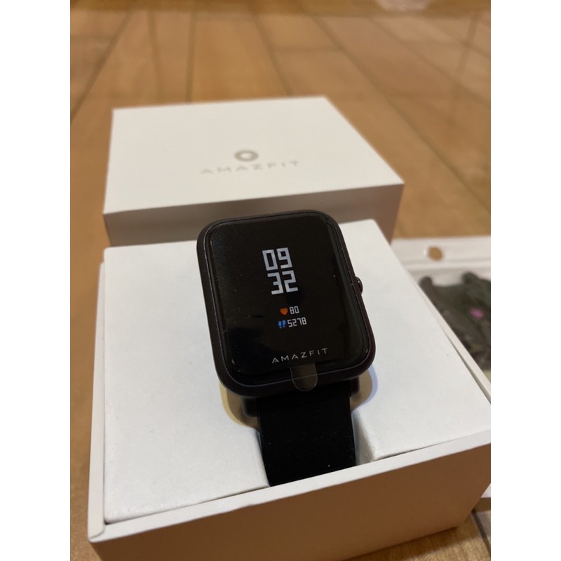 二手商品便宜賣出 7 11及全家超商免運 保證正貨 Amazfit 米動手錶青春版 贈保護貼 擦拭酒精片 蝦皮購物