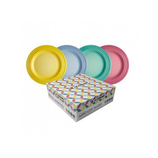 Le Creuset spring Colours 4件一組圓盤 開胃圓盤 盤子 四件組特賣 附精美禮盒
