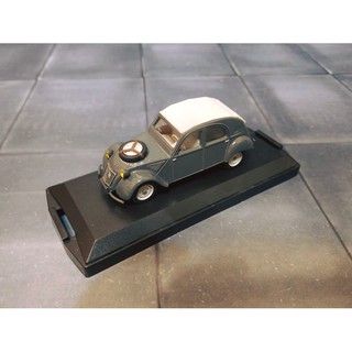 【古董車系列】雪鐵龍 Citroen 2CV SAHARA 4X4 1:43比例 模型 小汽車 模擬 收藏 附壓克力盒