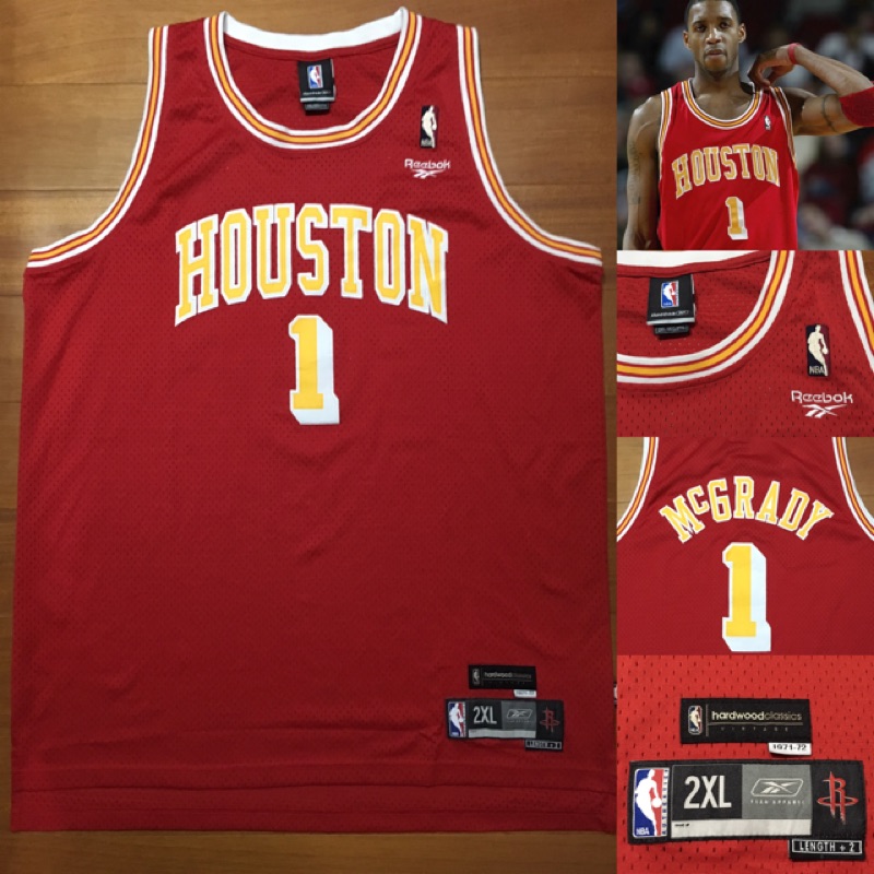 Tracy Mcgrady 2004/05 HWC Rockets 🚀  Reebok NBA 火箭隊 復古球衣