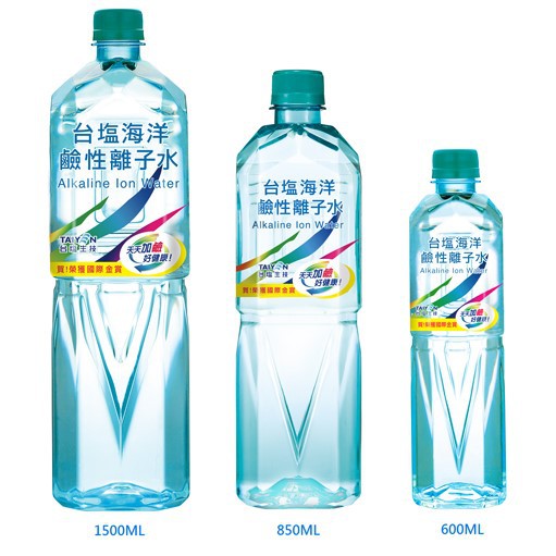 台鹽海洋鹼性離子水600ml 850ml 1500ml（只送台南、高雄地區，需滿五箱免運費 *不含偏遠地區）