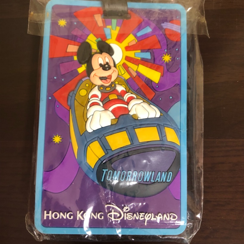 全新限量 香港迪士尼米奇-立體悠遊卡夾 / 名牌夾 /票夾