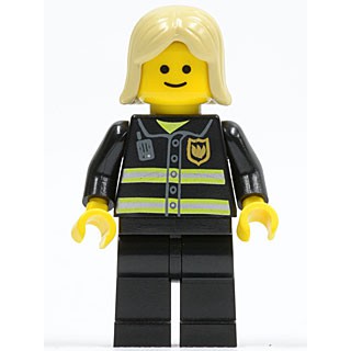 玩樂趣 LEGO樂高 10197 街景系列 消防員 二手人偶 (twn093)