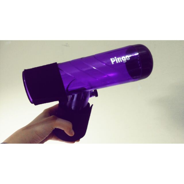 Pingo台灣品工 第三代魔髮吹捲熱風罩 t型烘罩 紫色