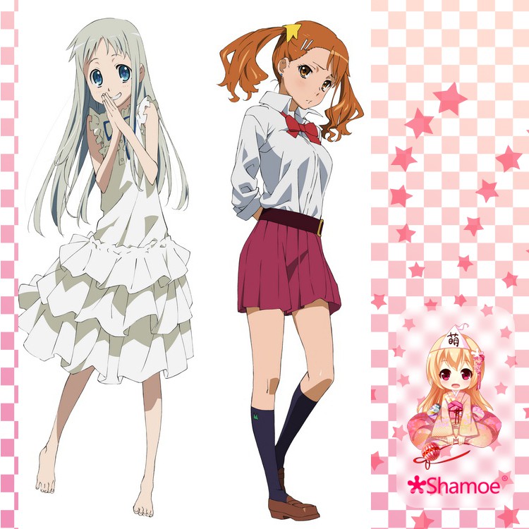 尚萌那朵花未聞花名芽衣子安城鳴子等身抱枕長抱枕n657 蝦皮購物