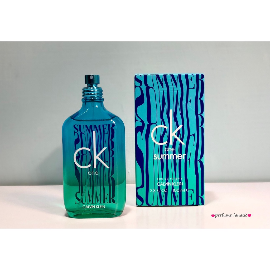 Calvin Klein cK one Summer  2021夏日限量版中性淡香水  試香