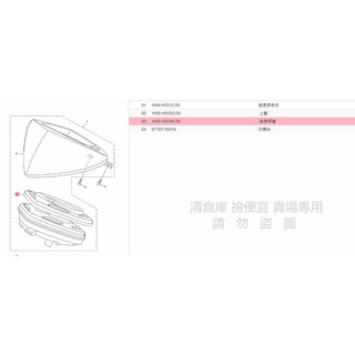 撿便宜料號 1MS-H353K-09 YAMAHA山葉原廠速度表鏡 三代 新勁戰 透明蓋 碼錶 碼表玻璃 儀錶玻璃