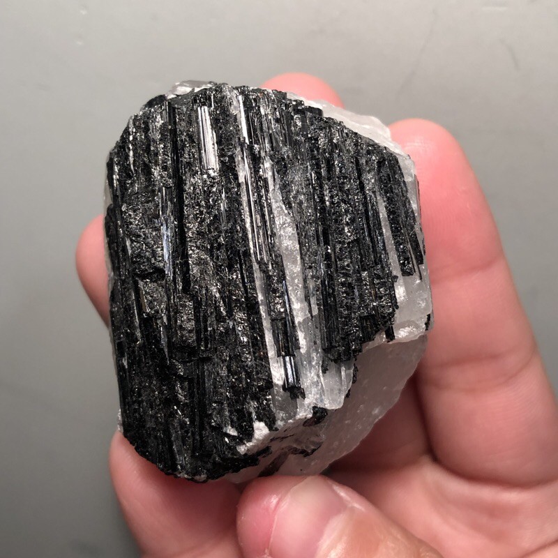 電氣石 石英共生 天然原礦 礦石
