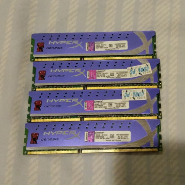 金士頓 DDR3 1600 雙面顆粒 4G*2 桌機記憶體（超頻版）