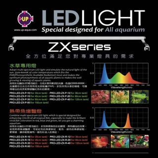 [水族最便宜］魚缸燈具 水族燈具 魚缸電燈 雅柏 Z系列Led藍白跨燈（附可掀式腳架）