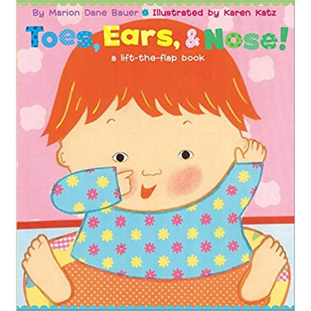【全新折扣-硬頁翻翻書】Toes, Ears, &amp; Nose! - Karen Katz (TOEN)