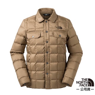 【美國 The North Face】男 款DWR防潑水防風保暖外套 夾克 風衣/700蓬鬆度鵝絨_卡其_3L73