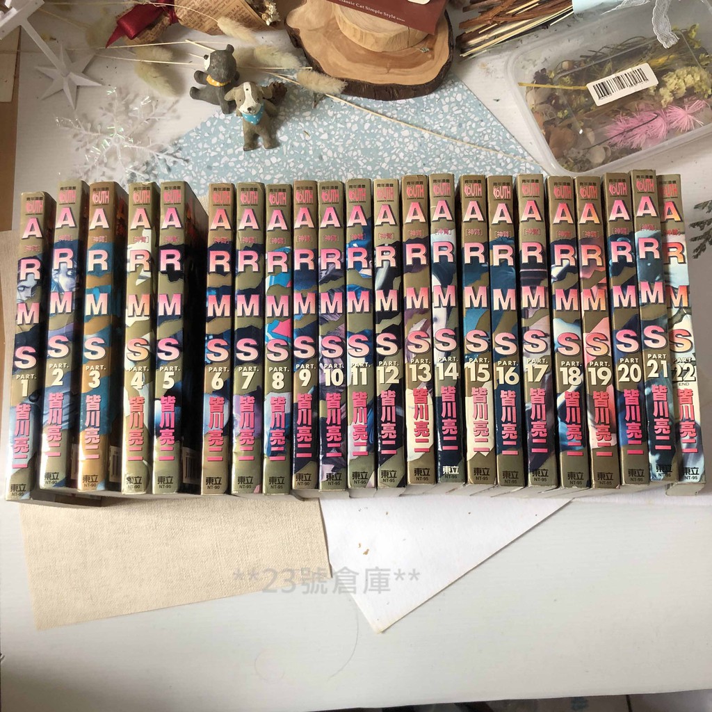 現貨實拍二手出租書 書側照 Arms 神臂1 22 皆川亮二 23號倉庫 蝦皮購物