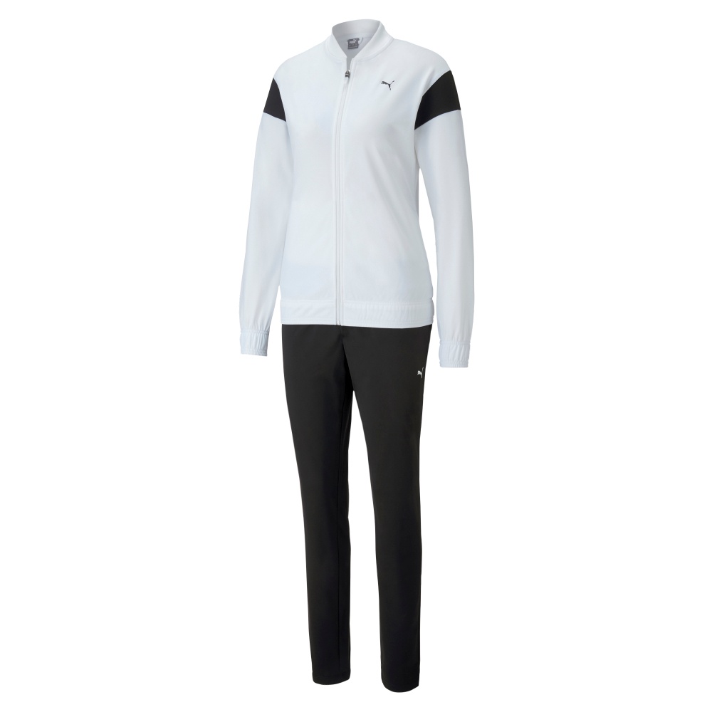 PUMA 基本系列Classic套裝 套裝 長袖套裝  女 白黑色 58365602