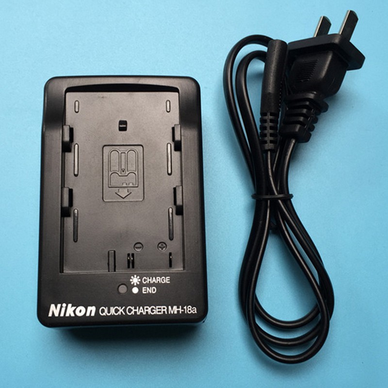 尼康Nikon EN-EL3鋰電池座充D50 D70 D80 D90 D100 D300 D700相機MH-18a充電器