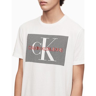【美麗小舖】全新真品 Calvin Klein CK 白色 男 T恤 短袖 短T-Shirt 圓領~C03103