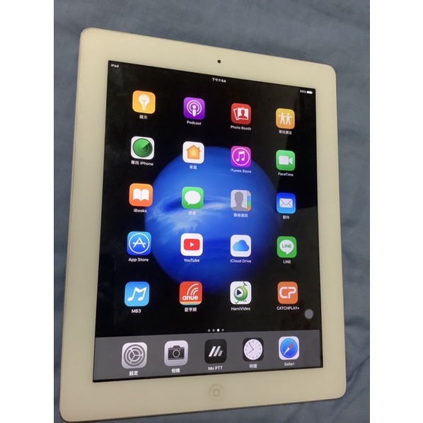 二手 中古 良品 蘋果 apple ipad4 16g Wi-Fi 版 白 銀 平板電腦 iPad 4