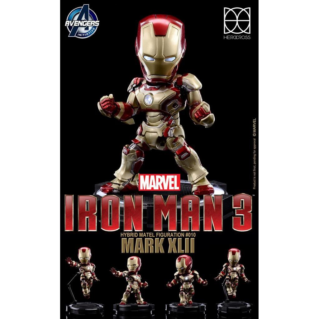 Herocross HMF #010 鋼鐵人3 Q版超合金MARK XLII MK42(非hot toys)