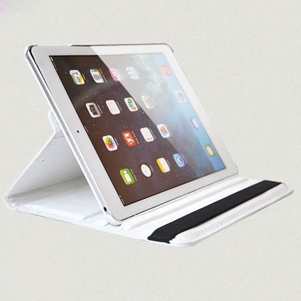 iPad Air2 皮套 保護套 保護殼 具休眠喚醒 可立 360度旋轉 3色可選