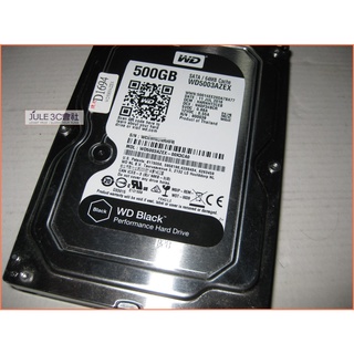 JULE 3C會社-威騰WD 黑標 WD5003AZEX 500GB 500G 雙核電競/64M/良品/SATA3 硬碟