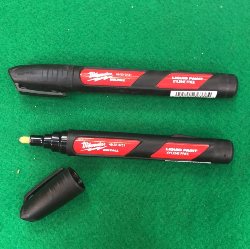 米沃奇 原廠公司貨 黑色油漆筆48-22-3731 抗UV 耐高溫 麥克筆 奇異筆 工具筆 油性油漆筆