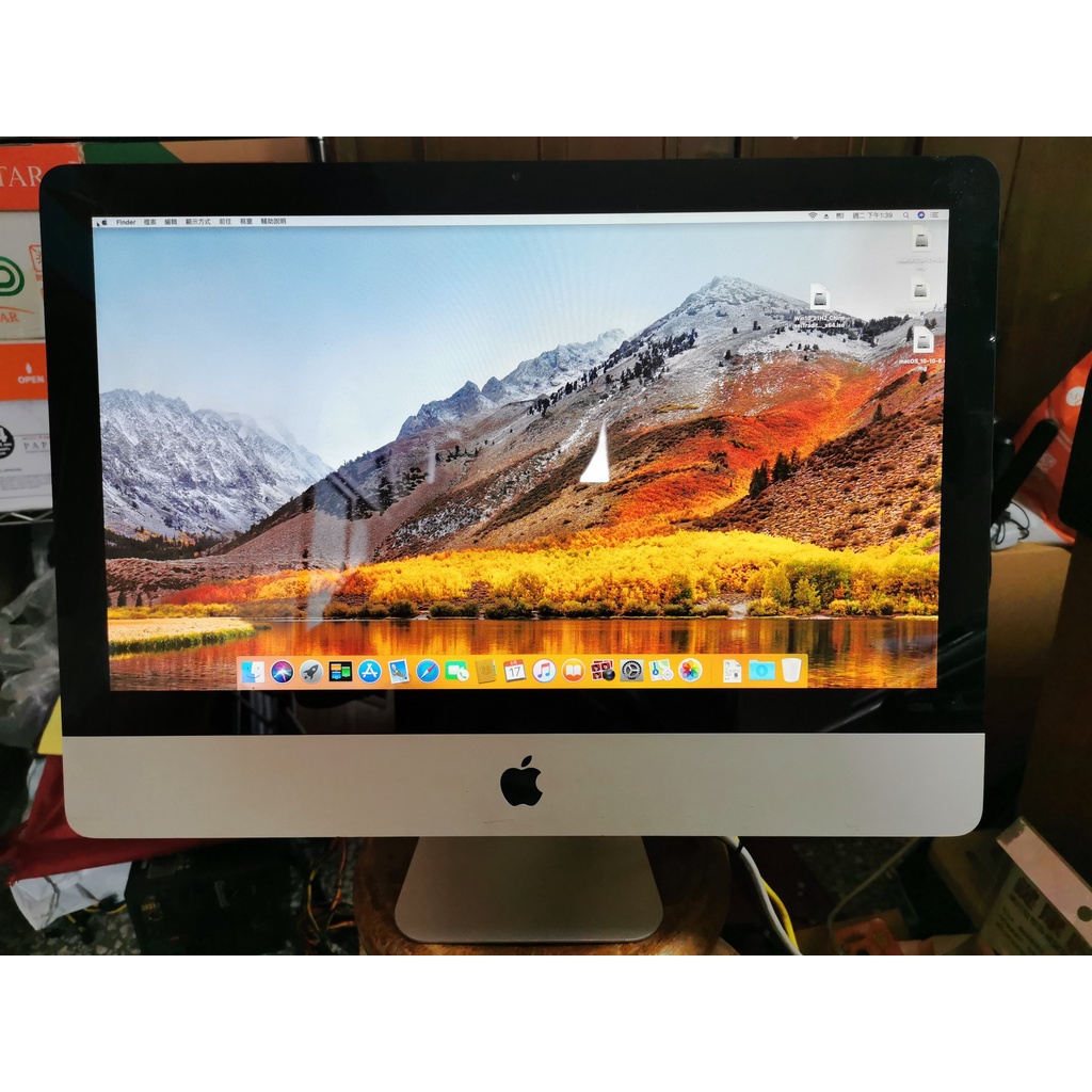 apple iMac macOS+win10雙系統 240gSSD+2tbHD 固態硬碟 i5 8G記憶體 獨顯 電腦