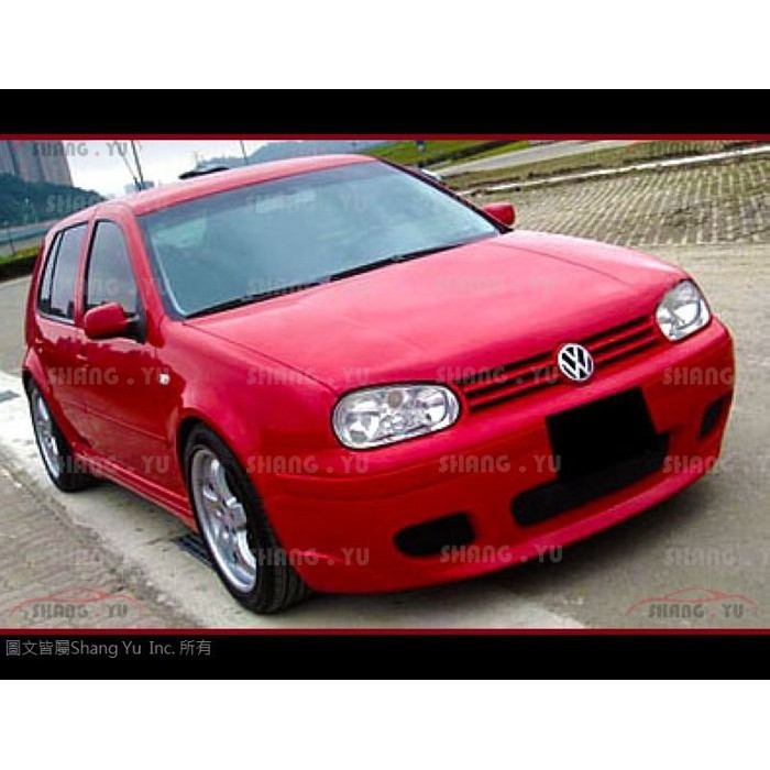 VW GOLF4 MK4 原廠保桿 專用 O 前中包 前下巴 空力套件