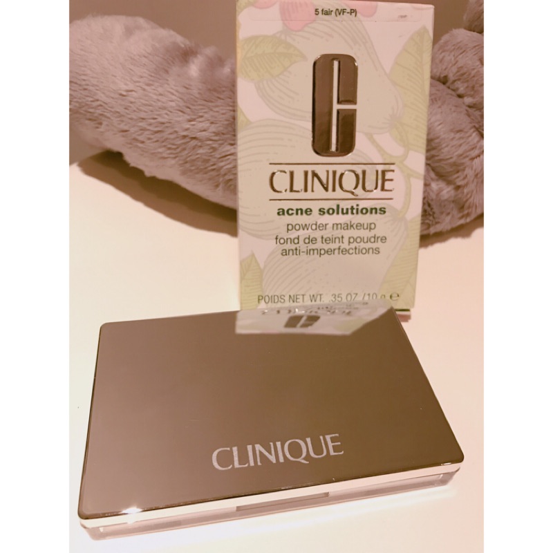 美國帶回 CLINIQUE 倩碧 靚白粉餅 5fair