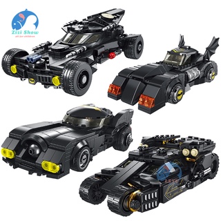 樂樂積木 蝙蝠俠汽車拼搭玩具 蝙蝠俠戰車積木 迷你機車 兼容樂高 益智拼裝男孩玩具