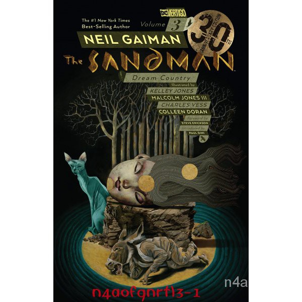 原裝正品睡魔30周年版 漫畫合集 3 英文原版漫畫 The Sandman Vol. 3: Dream Country