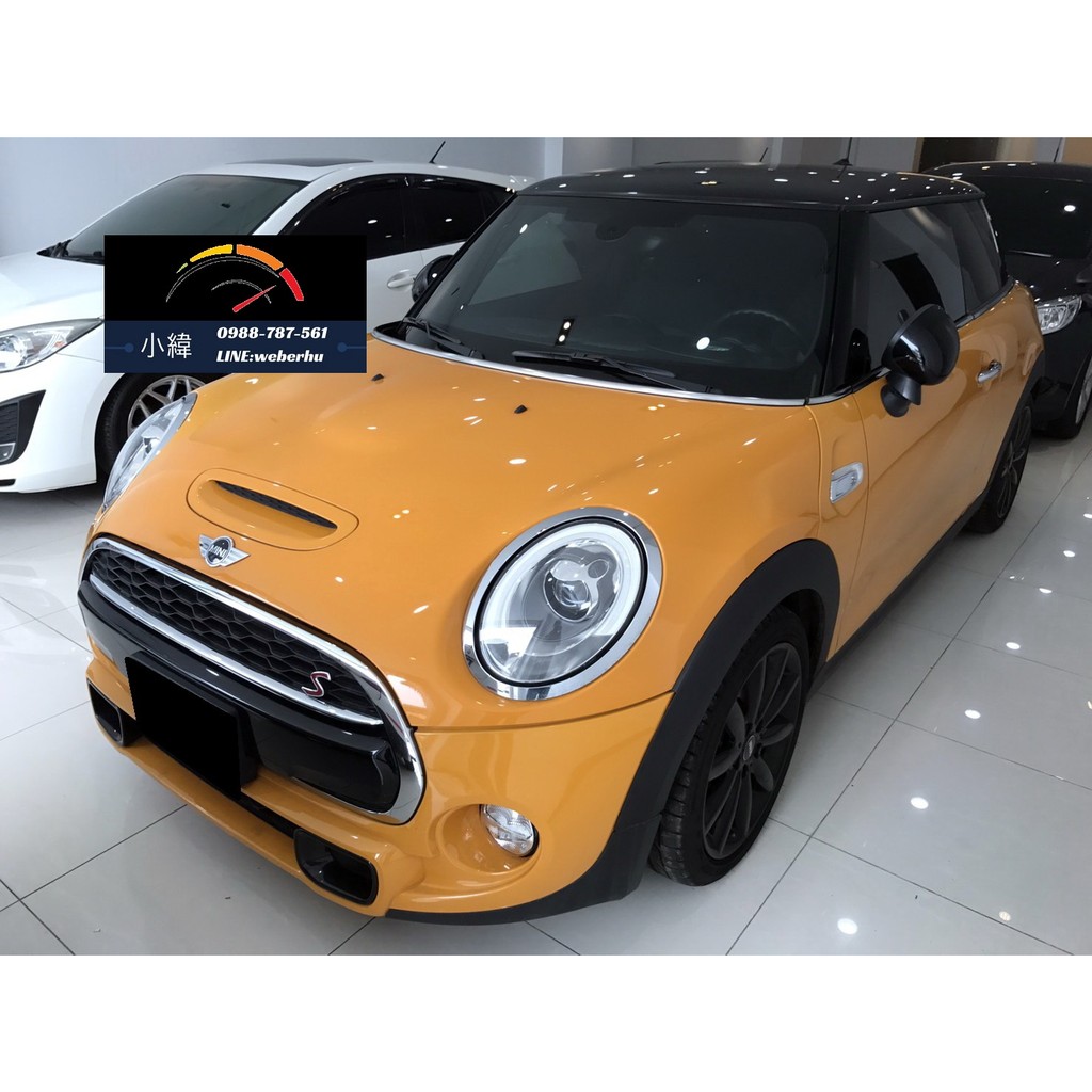 Mini 14年黃mini Cooper S 中古車二手車 蝦皮購物