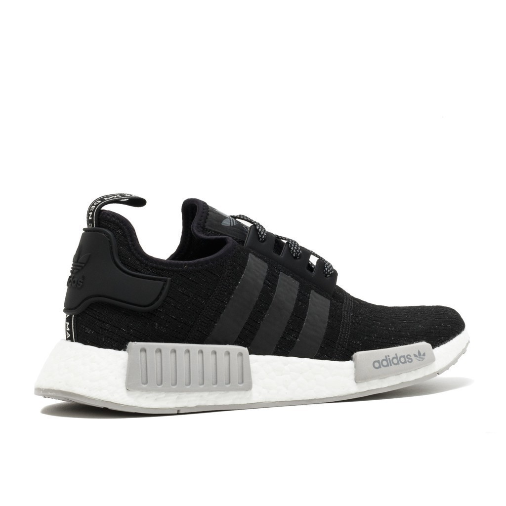 nmd r1 black reflective