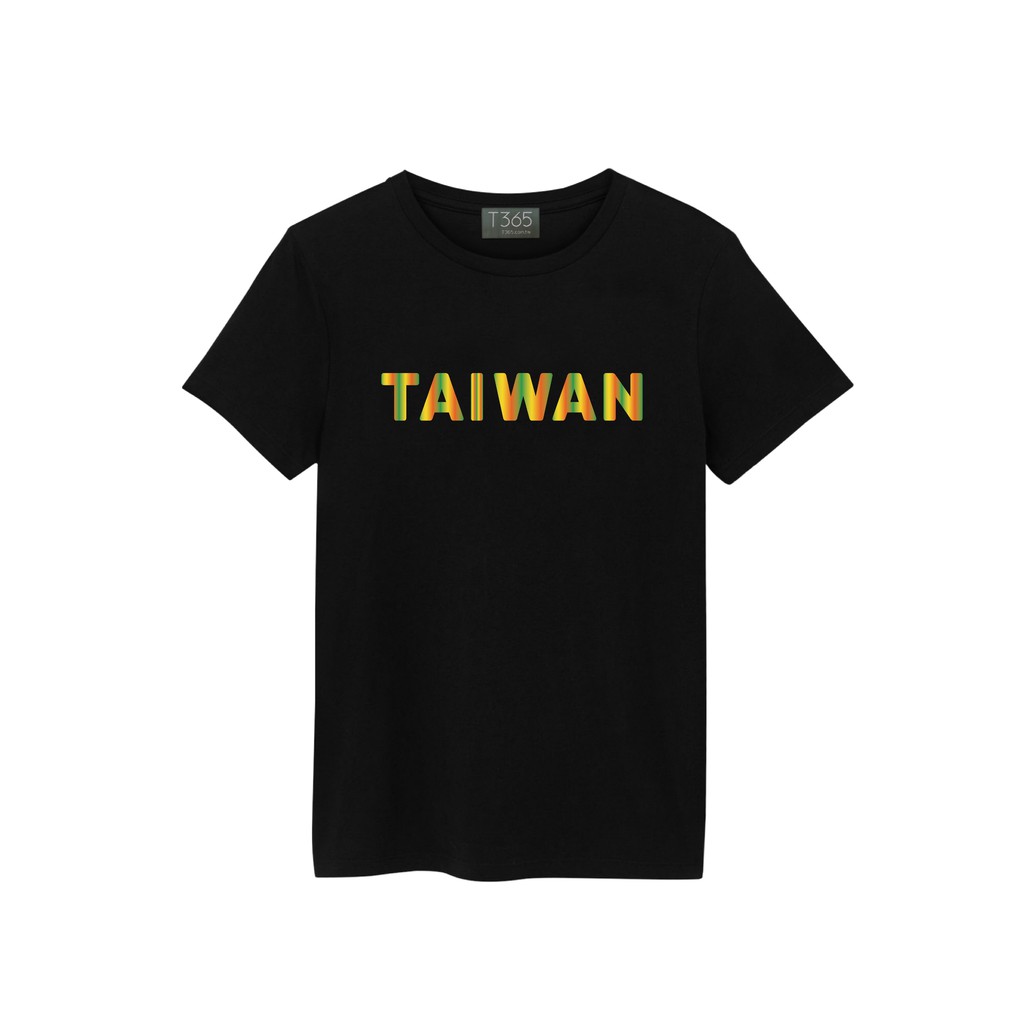 T365 TAIWAN 台灣 臺灣 愛台灣 國家 字型 大寫 麥克筆 英文 熱帶配色 T恤 男女可穿 下單備註尺寸 短T