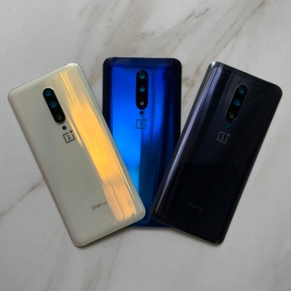 全新 7Pro 外殼適用於 Oneplus 7 Pro 6.67" 玻璃電池蓋維修更換後門手機後殼 + 帶相機鏡頭的徽標