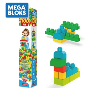 fisher-price 費雪 mega bloks 美高積木 高樓大廈積木(100顆大積木)【佳兒園婦幼館】