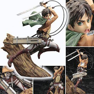 [Toy Alien]日版 壽屋 二手 ARTFX J 進擊的巨人 艾倫 艾連·葉卡 18 PVC 模型 公仔日本帶