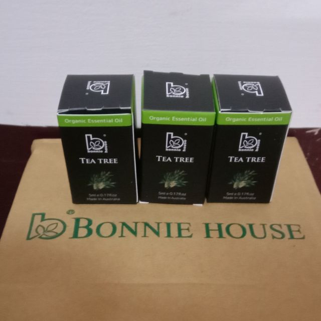 最新鮮~效期長達2030年 Bonnie House澳洲有機茶樹精油 雙有機認證 居家必備(5ML/瓶)