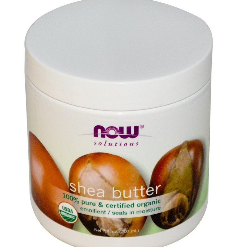Now Foods,100%有機 純 乳油木果油 乳木果油Shea Butter,207 ml  雪亞脂