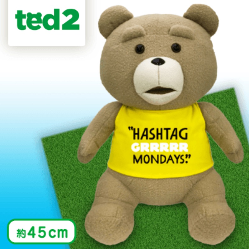 [日本空運正版］Ted2 熊麻吉45cm大型絨毛娃娃，全新有吊牌